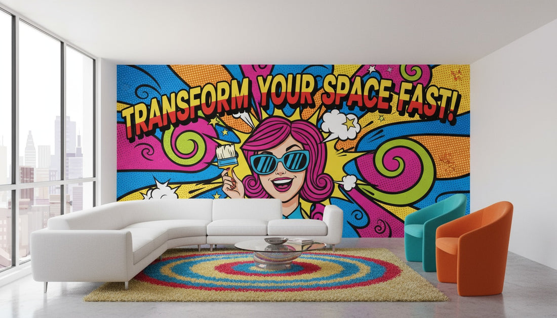 Pop Art Wall Murals That Instantly Transform a Room