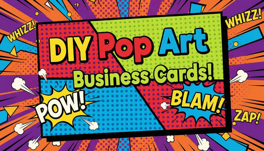 Make Your Own Pop Art Business Card Templates