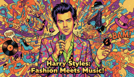 Pop Art Portraits of Harry Styles Merging Music and Fashion