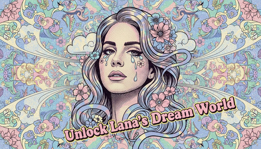 Lana Del Rey’s Dreamy Aesthetic in Pop Art Form
