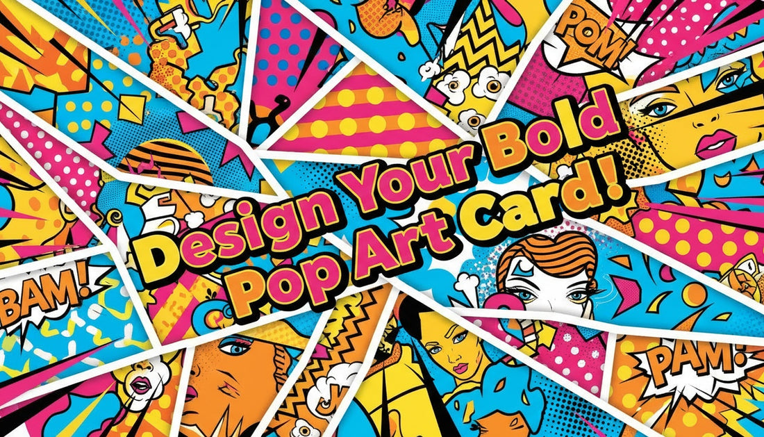 Make Your Own Pop Art Business Card Templates