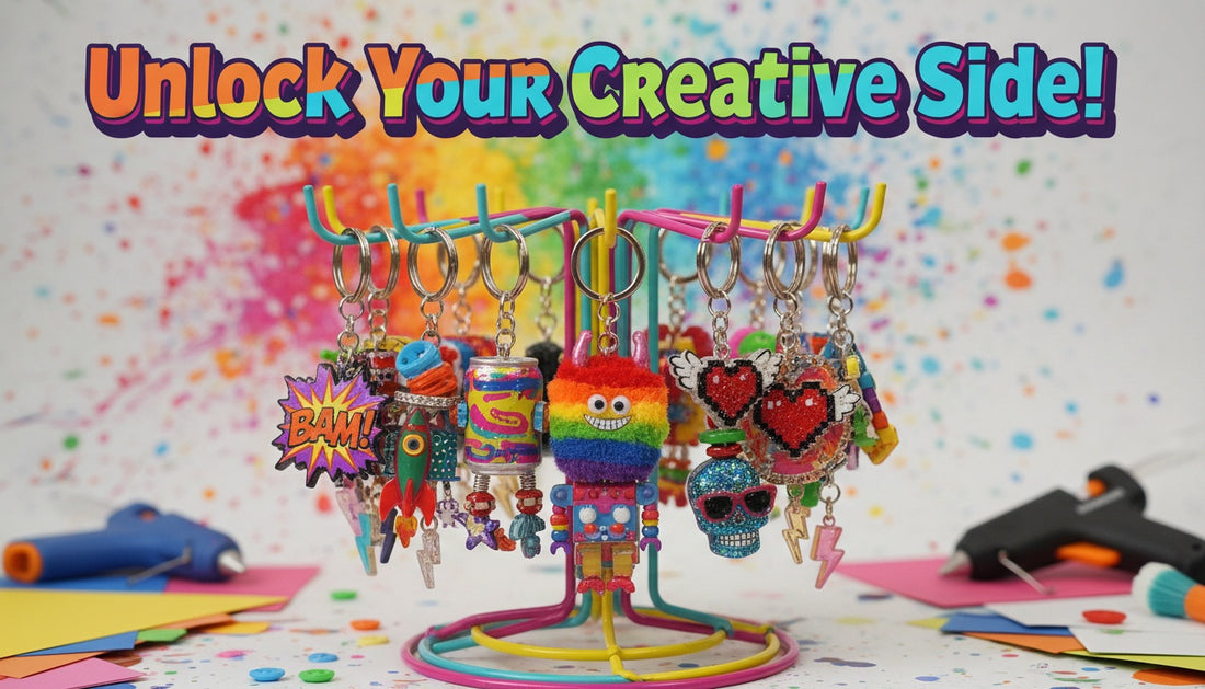 DIY Pop Art Keychains for Personalized Gifts