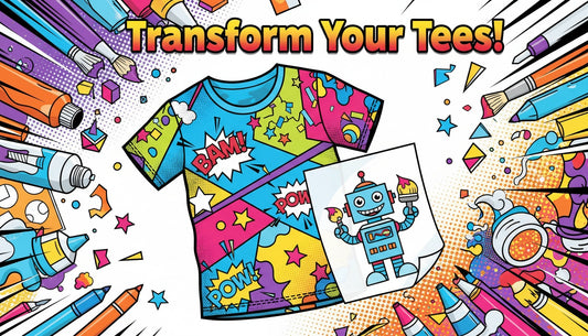 DIY Pop Art T-Shirts Using Heat Transfer Paper