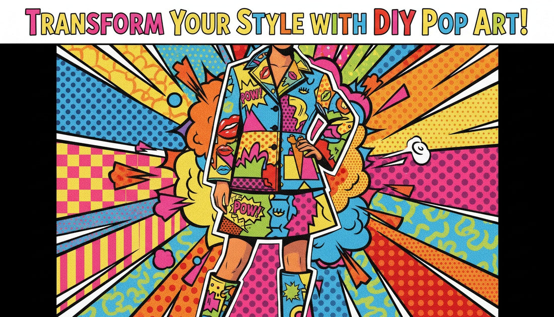 Make Pop Art Outfits with Fabric Paint and Stencils
