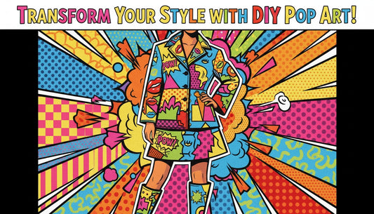 Make Pop Art Outfits with Fabric Paint and Stencils