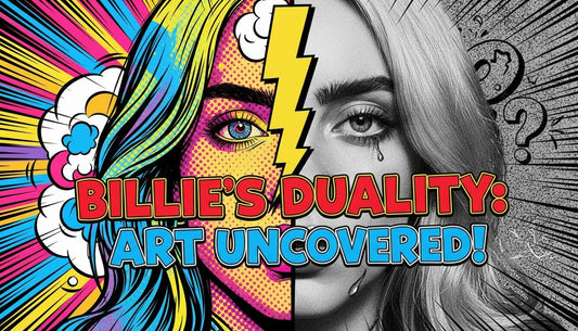 Exploring Billie Eilish’s Duality in Pop Art Portraits