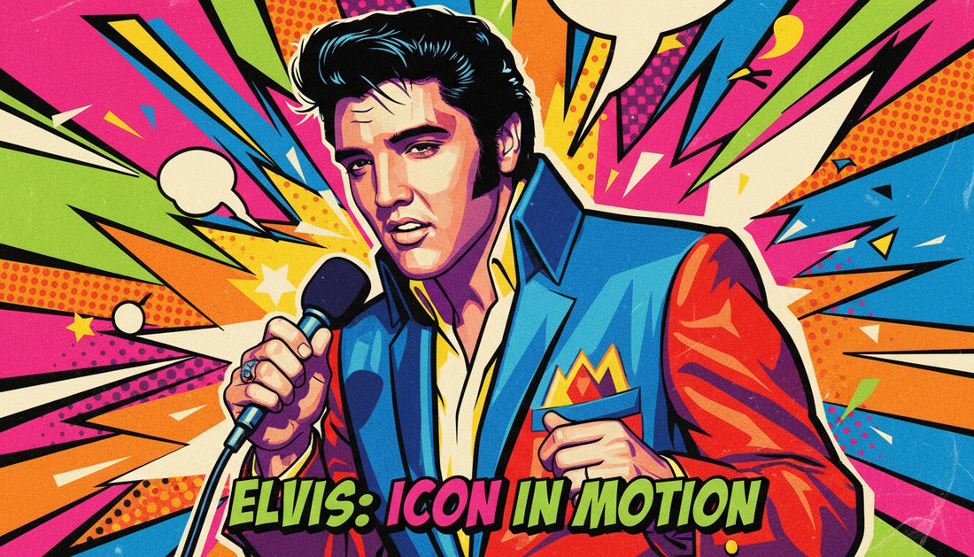 Elvis Presley’s Pop Art Revival Iconography in Color and Motion