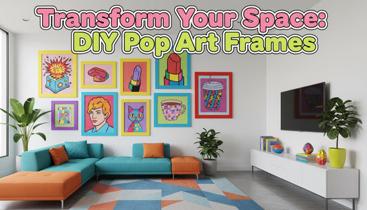 DIY Pop Art Wall Frames for a Modern Room Look