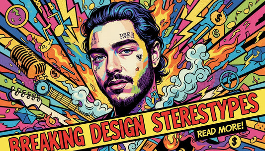 Post Malone in Pop Art Breaking Stereotypes Through Design