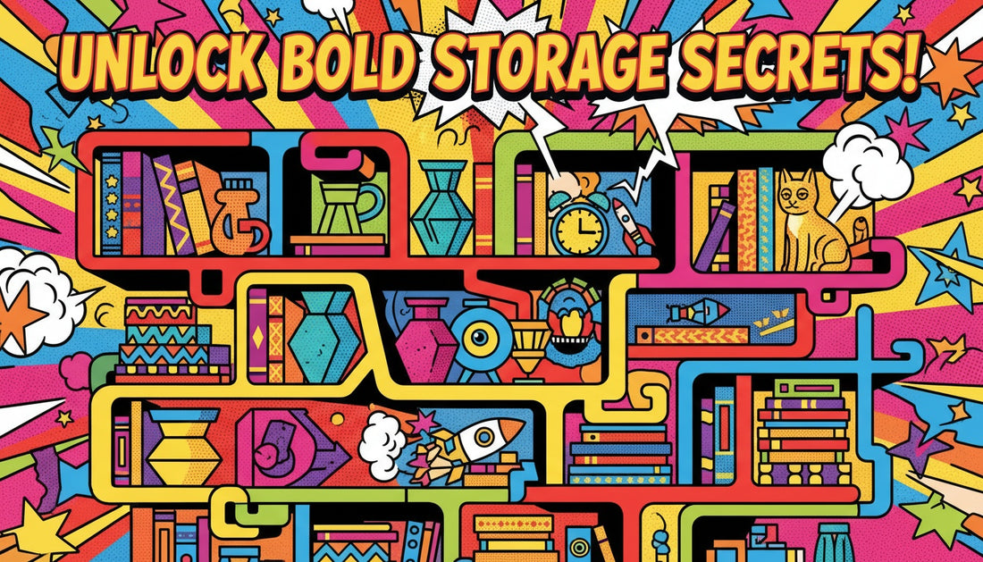 Pop Art Shelving and Storage Ideas That Combine Form and Color