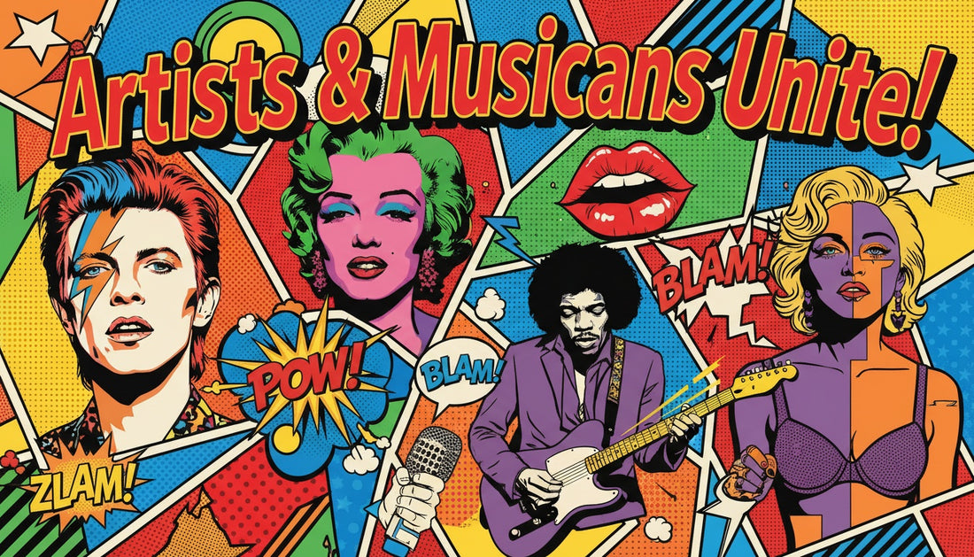 Pop Art NFT Collaborations Between Artists and Musicians