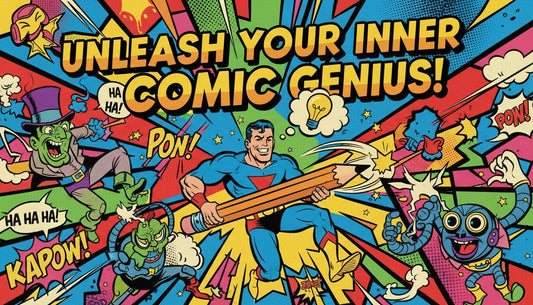 How to Design Pop Art Comic Scenes with Humor