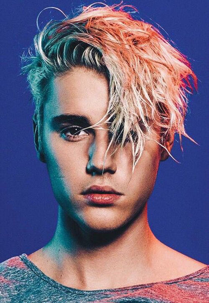 Justin Bieber WPAP Digital Pop Art n Portriat