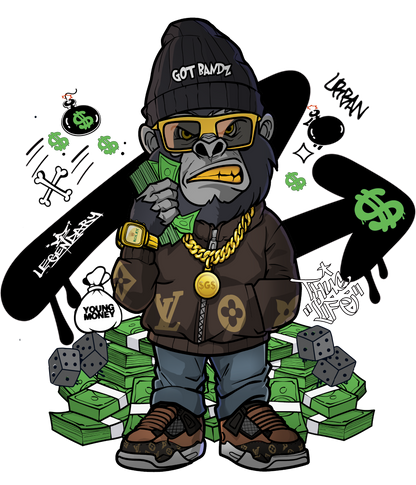 Flowrilla (DOPELIFE) original graphic designT-shirt