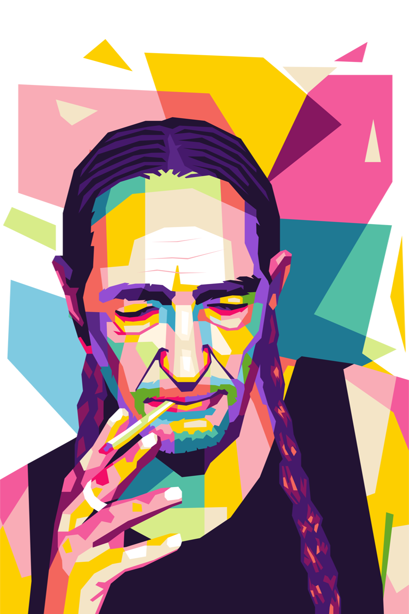 Willie Nelson WPAP POP Art n Print