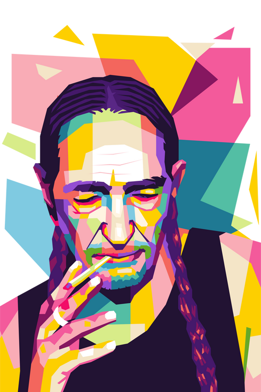 Willie Nelson WPAP POP Art n Print
