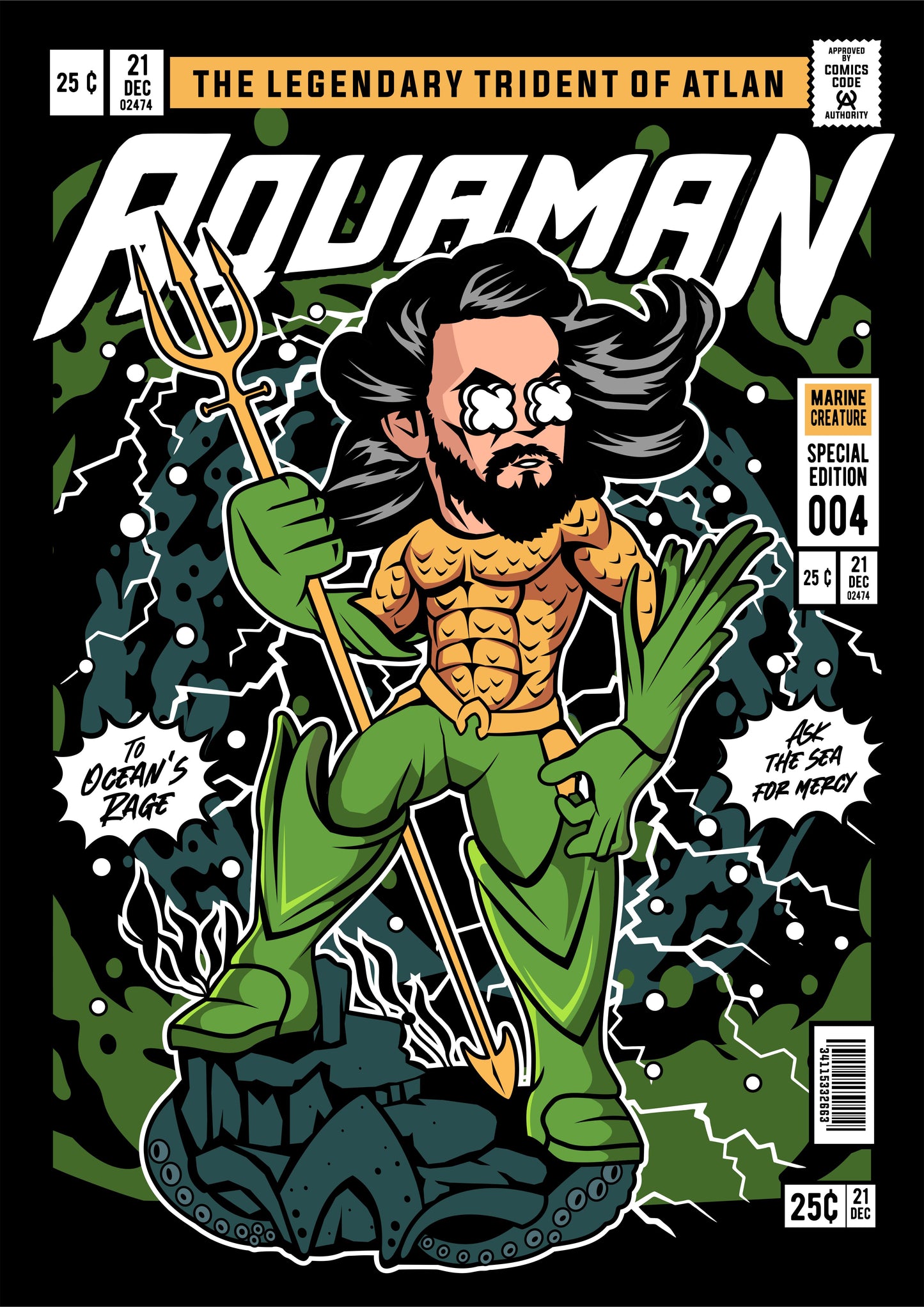 Aquaman Funko POP Art Tshirt