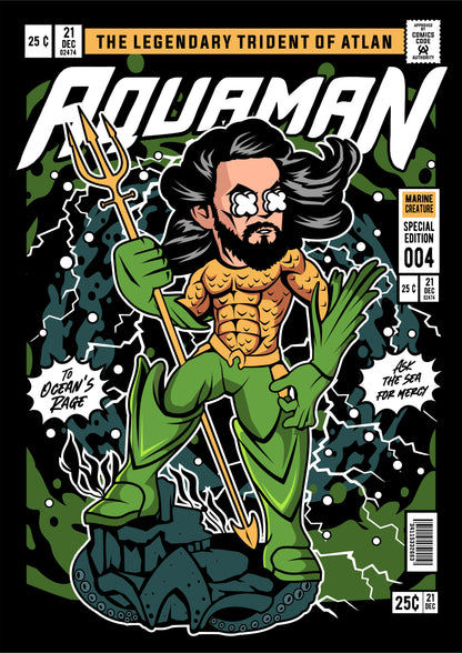 Aquaman Funko POP Art Tshirt