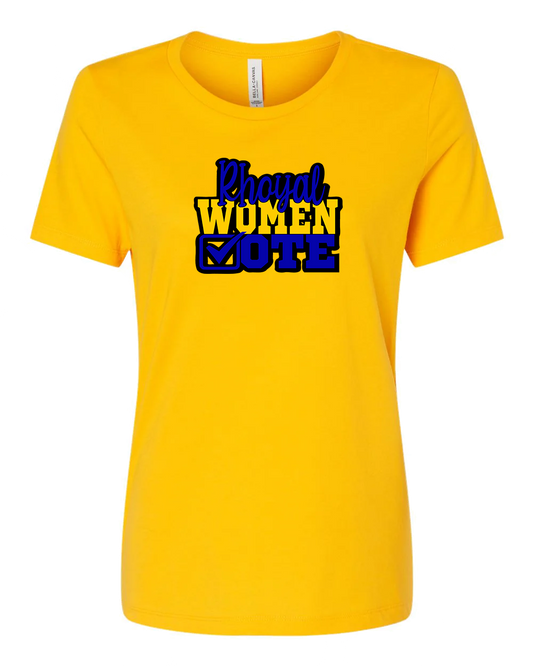 Rhoyal Women Vote Fashion Fit T-shirt