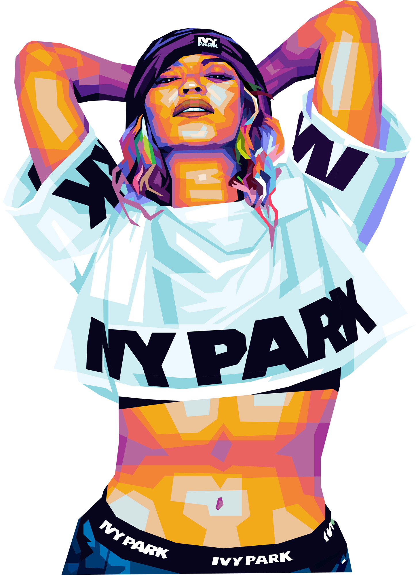 Beyoncé- Ivy Park WPAP Digital Pop Art