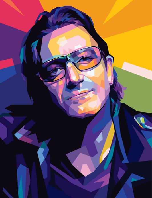 Bono WPAP Pop Art Print & Apparel