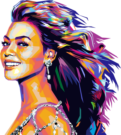 Beyoncé- Queen Bey-WPAP Digital Pop Art