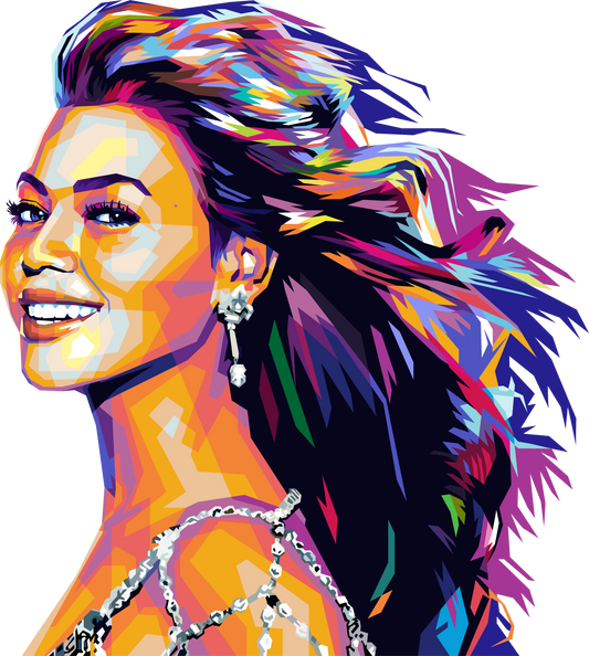 Beyoncé- Queen Bey-WPAP Digital Pop Art