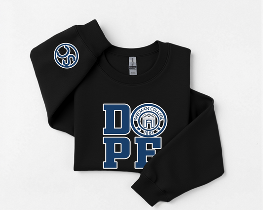 Custom DOPE SPELMAN COLLEGE • Handmade HTV shirt