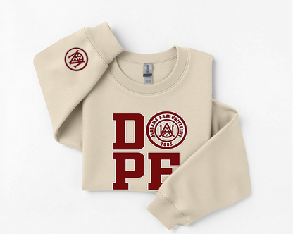 Custom DOPE HBCU • Handmade HTV apparel