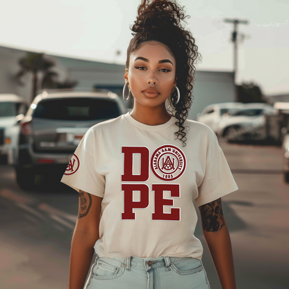 Custom DOPE HBCU • Handmade HTV apparel