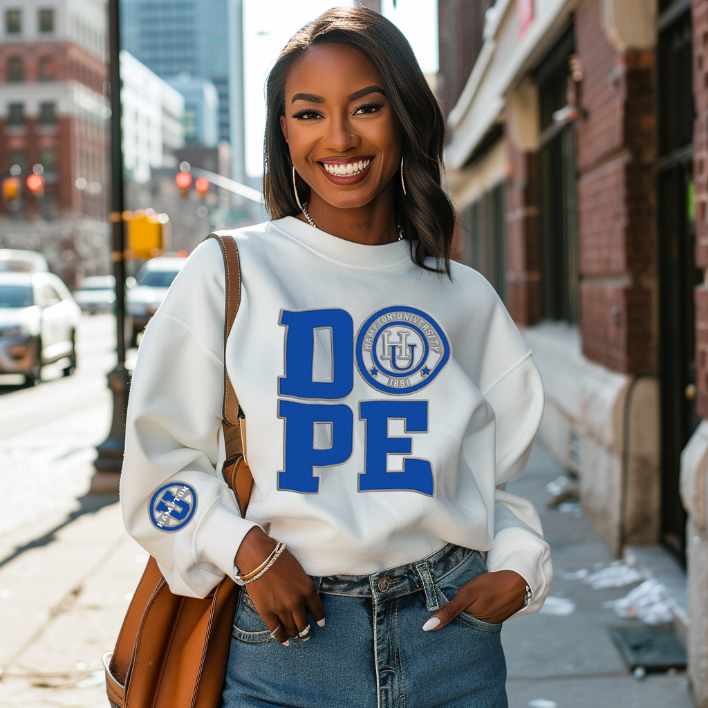 Custom DOPE HBCU • Handmade HTV apparel