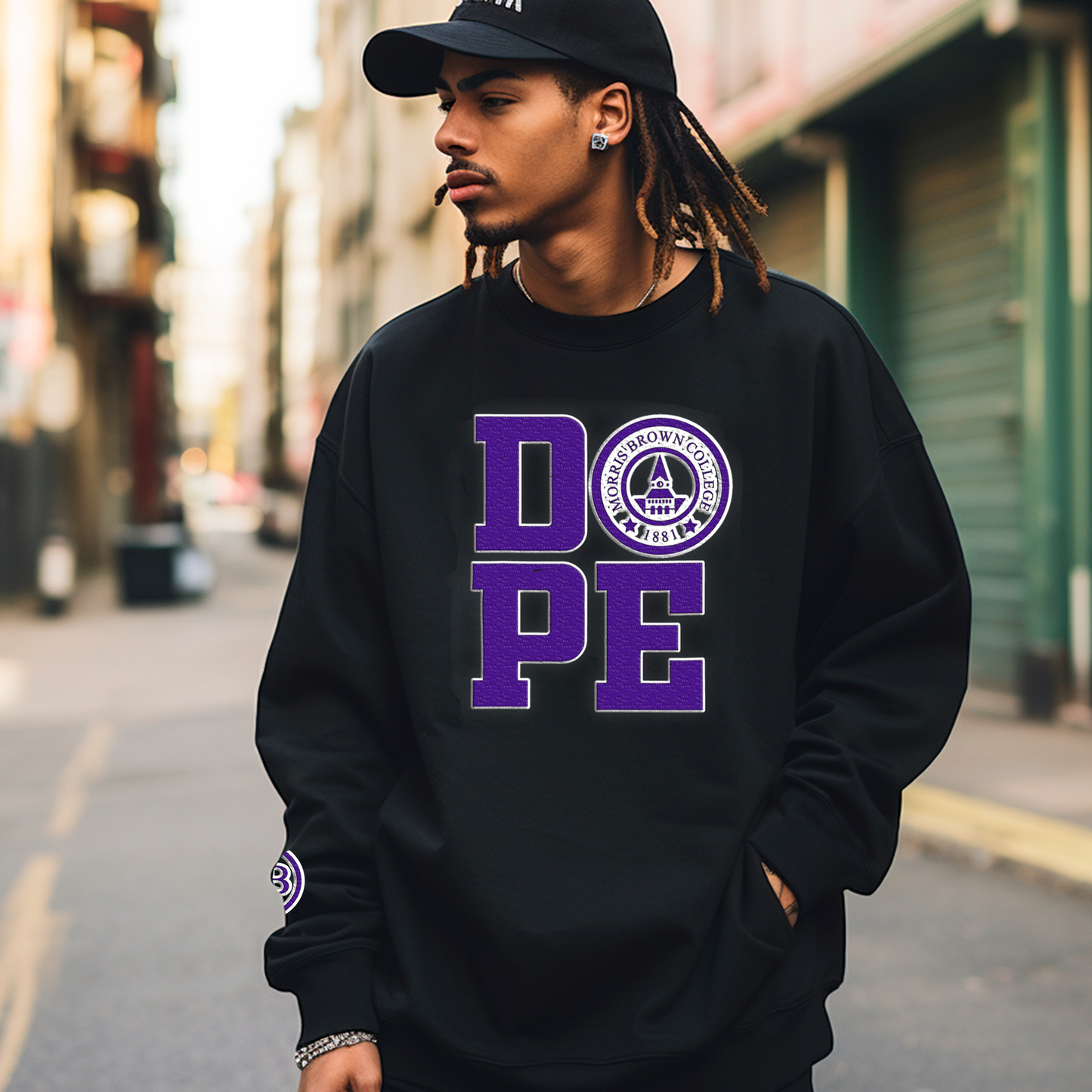 Custom DOPE HBCU • Handmade HTV apparel