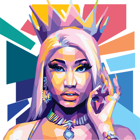 Nicki Minaj WPAP Digital Pop Art n Print