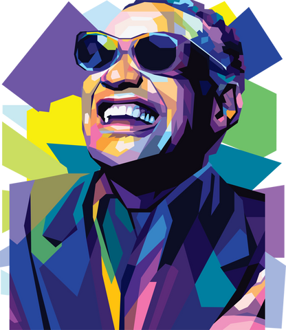 Ray Charles WPAP Digital Pop Art n Print