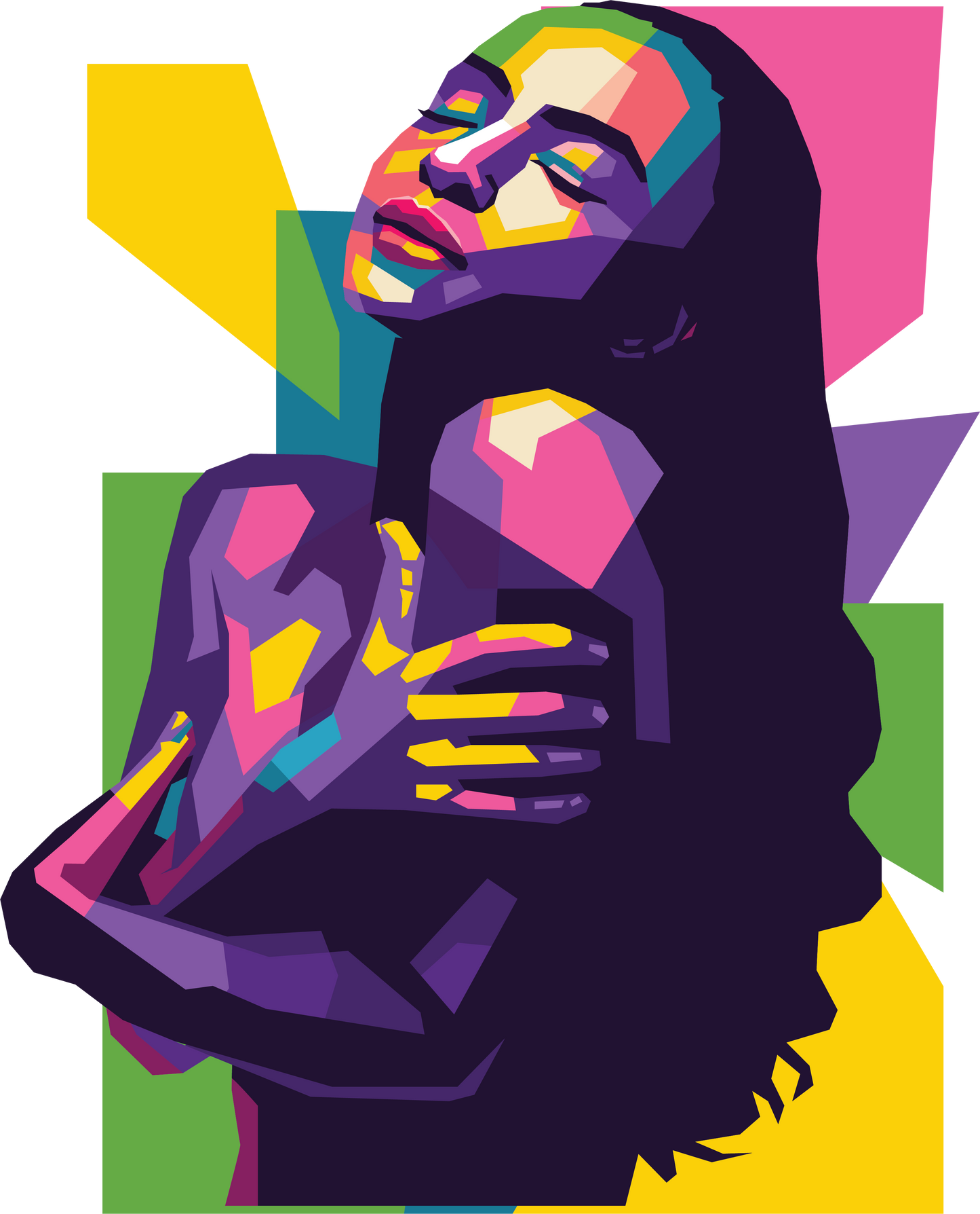 Sade WPAP Digital Pop Art