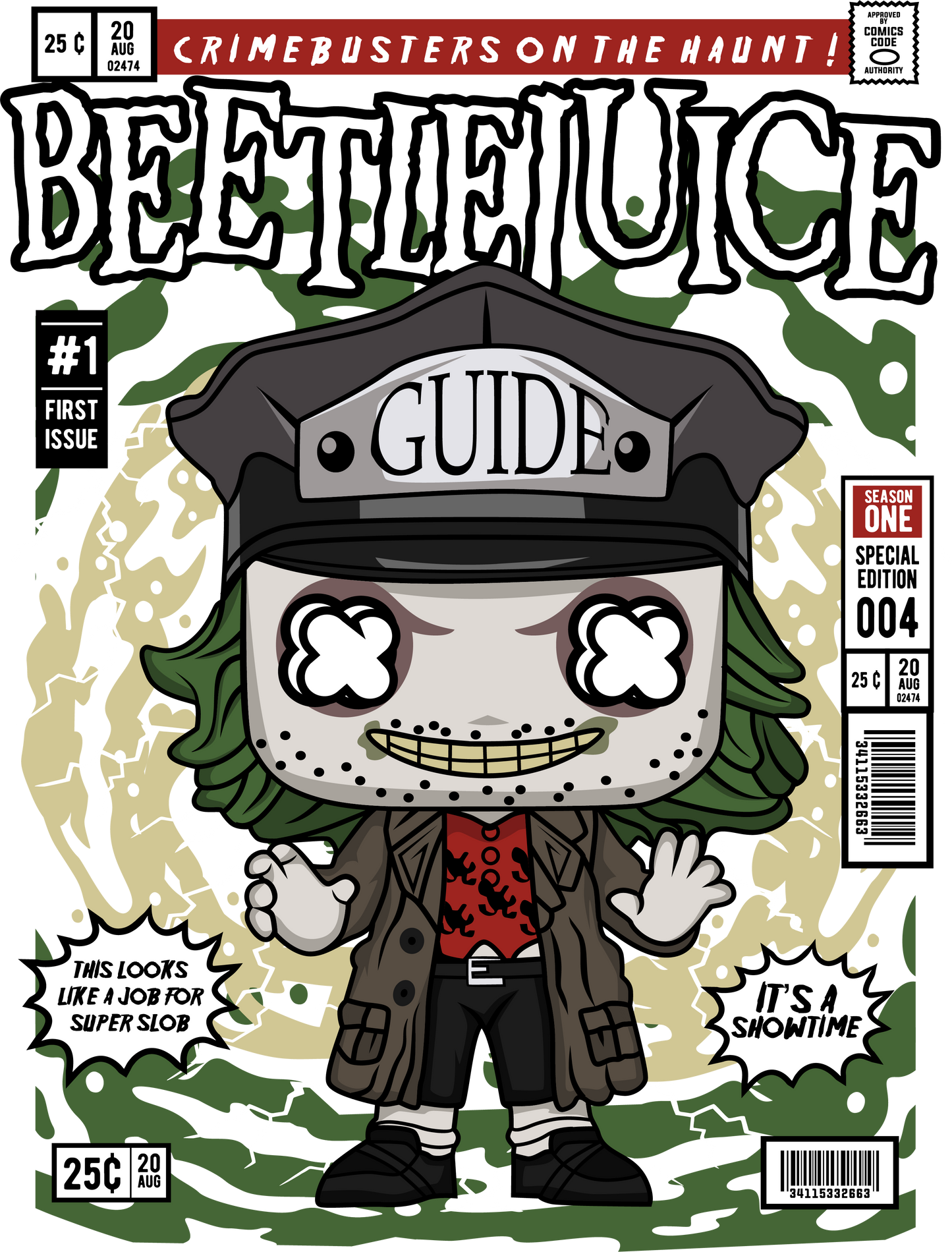 BEETLEJUICE Funko POP Art Tshirt