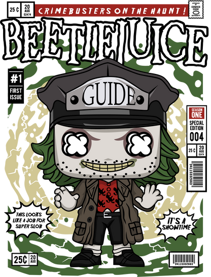 BEETLEJUICE Funko POP Art Tshirt