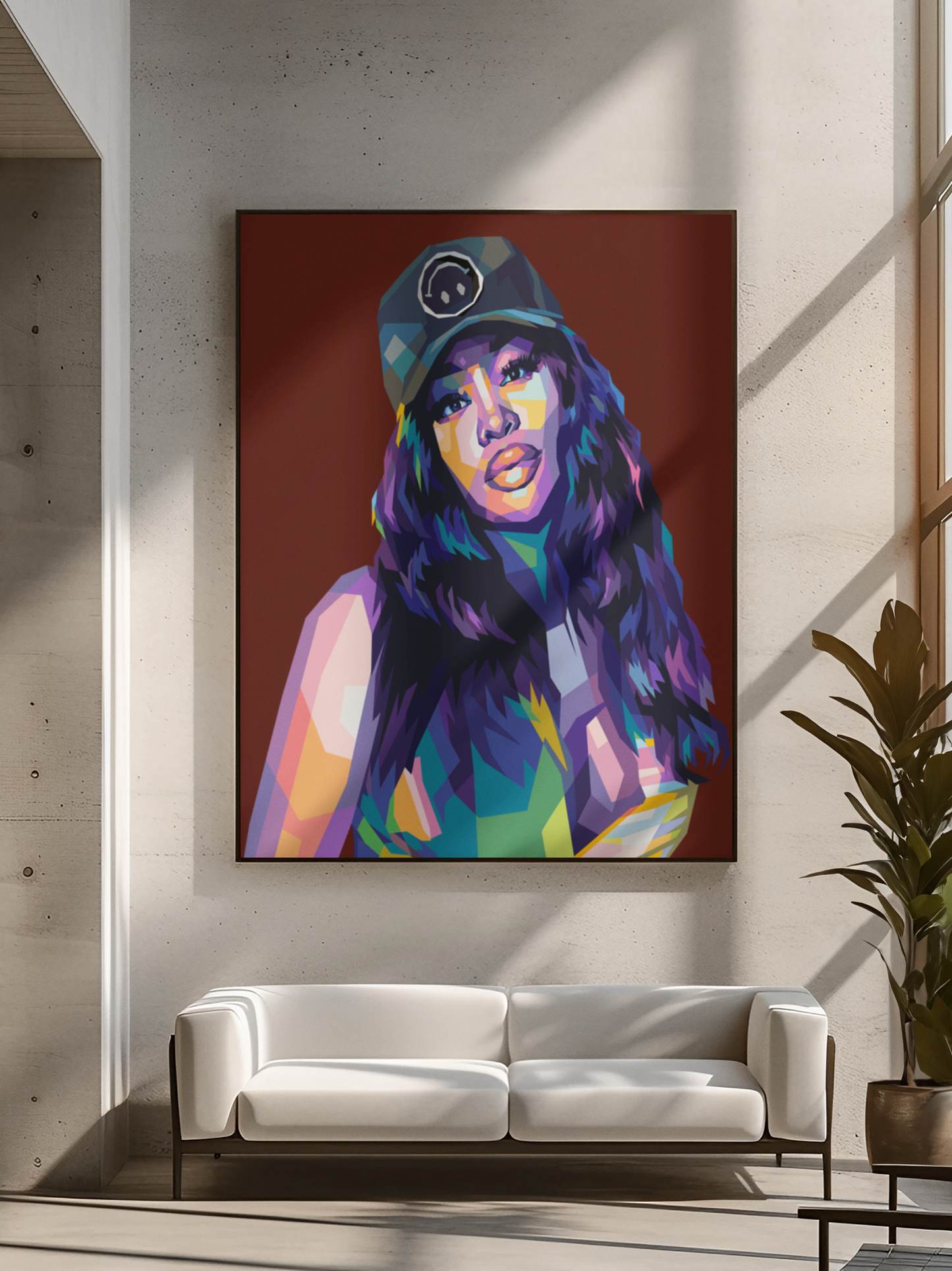 SZA WPAP Pop Art Portriat and Print