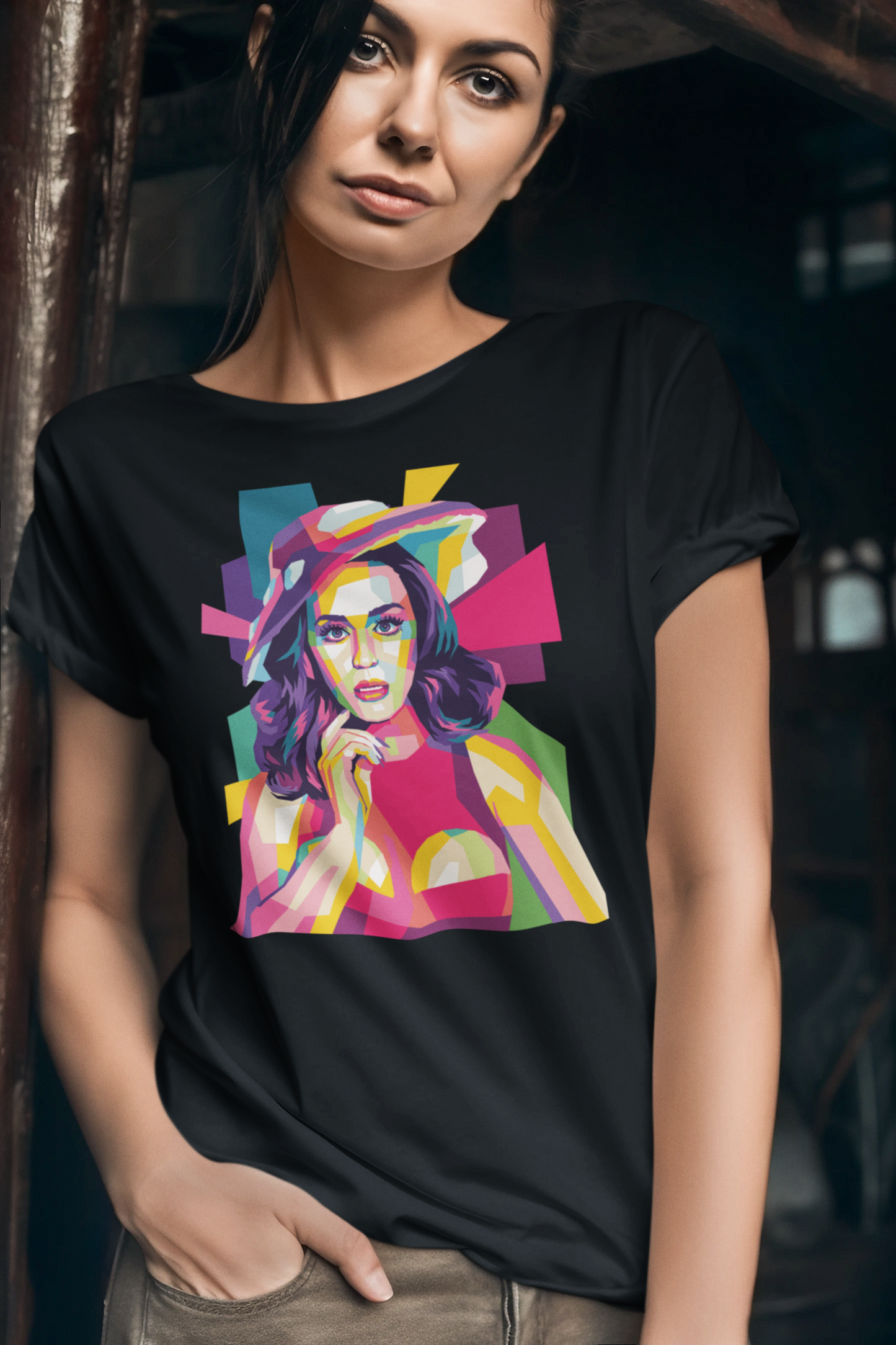 Katy Perry WPAP Pop Art Print & Apparel n Portrait