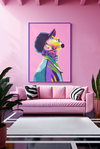 Chris Brown WPAP Digital Pop Art, Print n Portrait