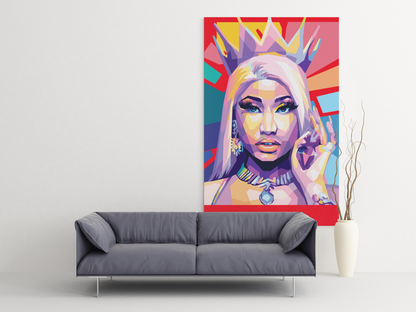 Nicki Minaj WPAP Digital Pop Art n Print