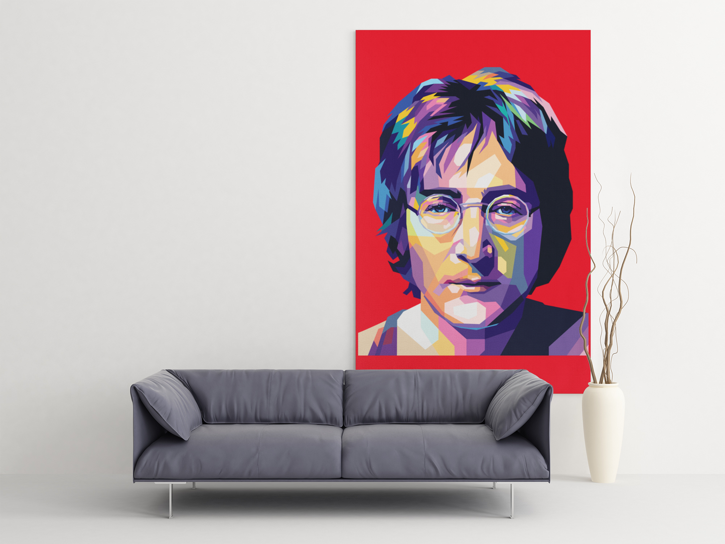 John Lennon WPAP Digital Pop Art n Print