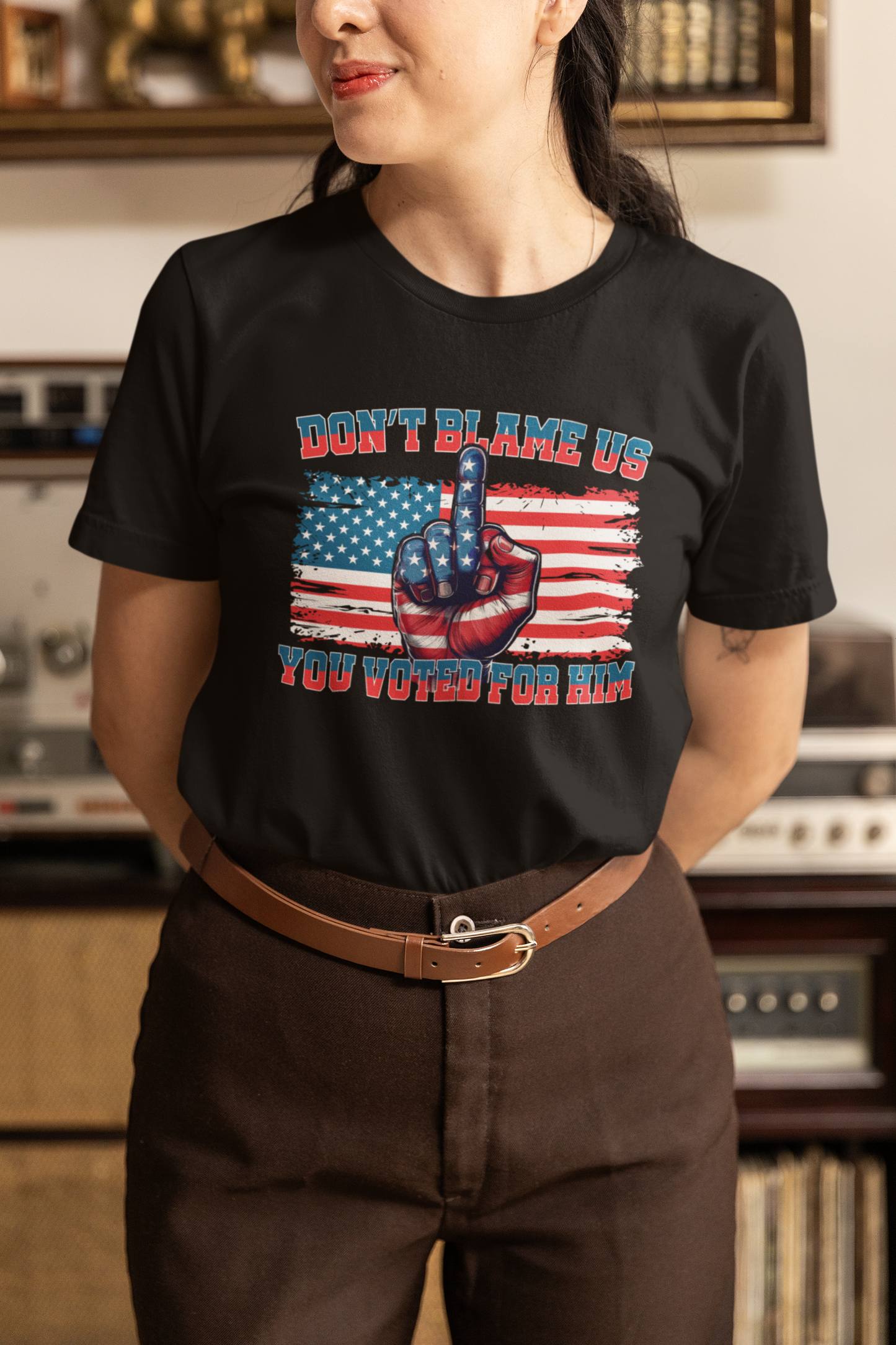 Don’t Blame Us, "FDT" Graphic Tshirt-Bold, Patriotic, and Unapologetic