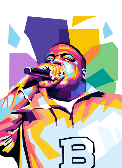Biggie Smalls (The Notorious B.I.G.) WPAP Digital Pop Art