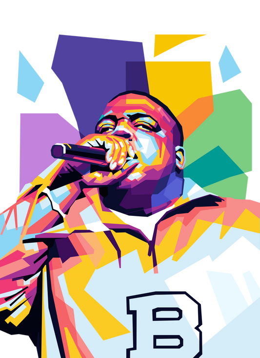 Biggie Smalls (The Notorious B.I.G.) WPAP Digital Pop Art