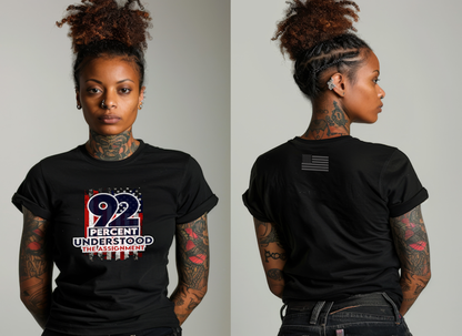 92% Understood the Assignment tshirt-Celebrate the Power of Black Women's Voter