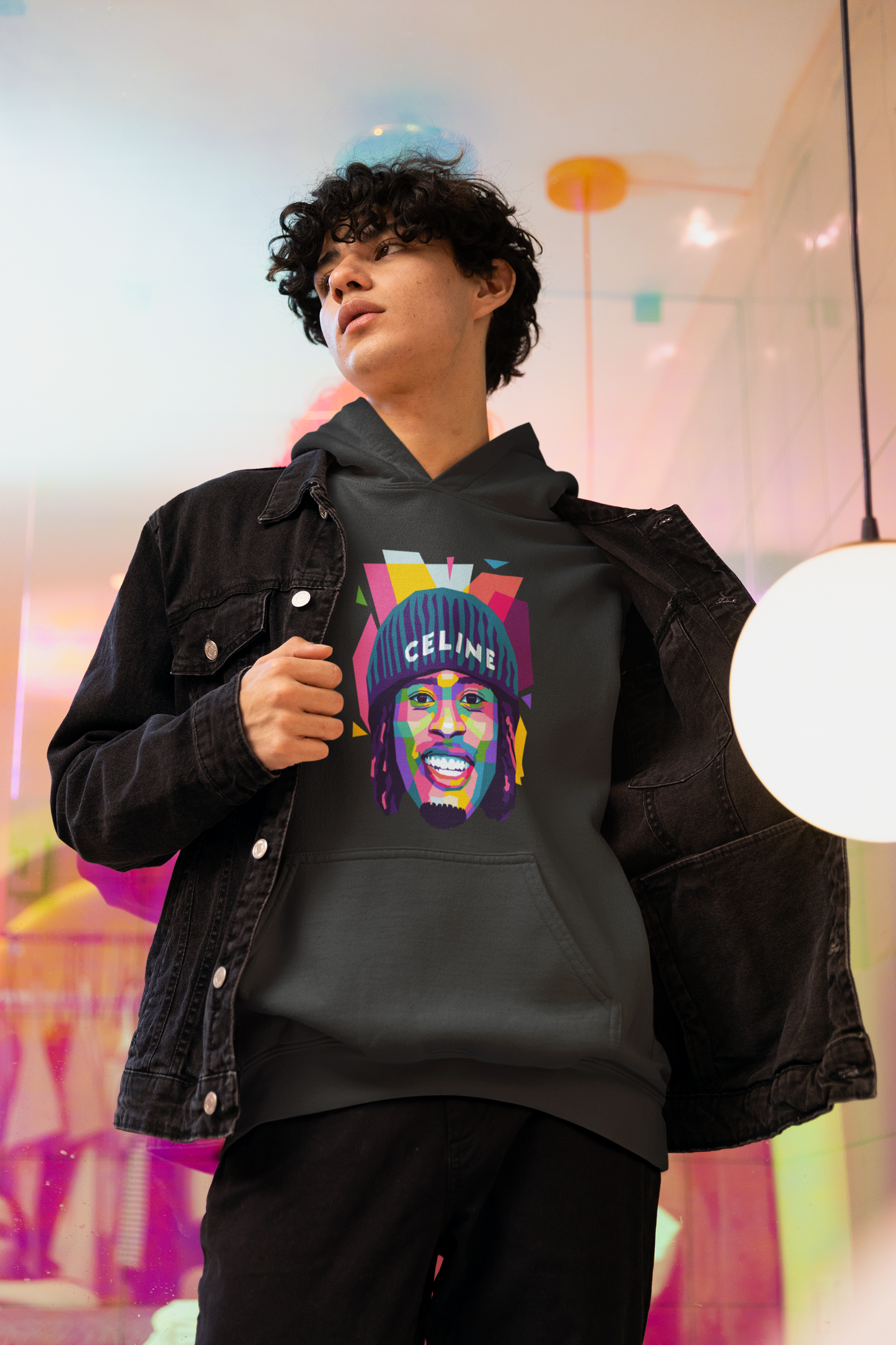 Kai Cenat Digital Pop Art n Portrait: Digital Content Influencer
