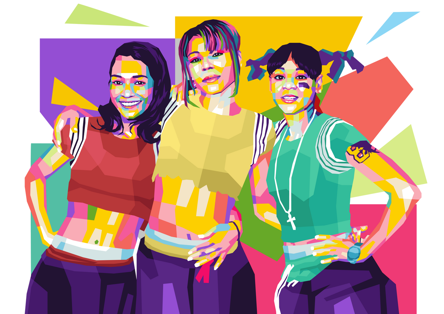 TLC WPAP Digital Pop Art n Portriat