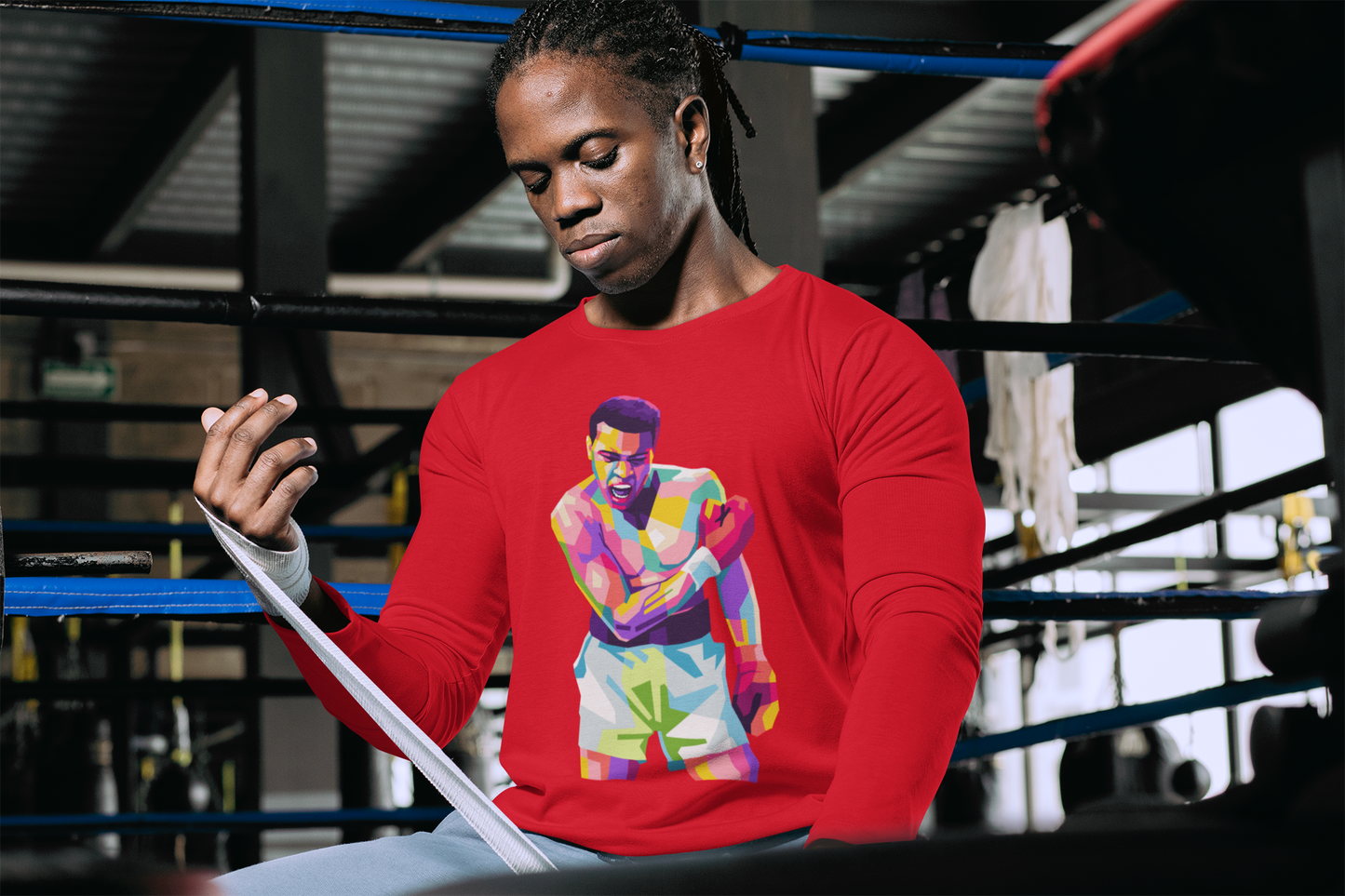 Muhammad Ali WPAP Digital Pop Art