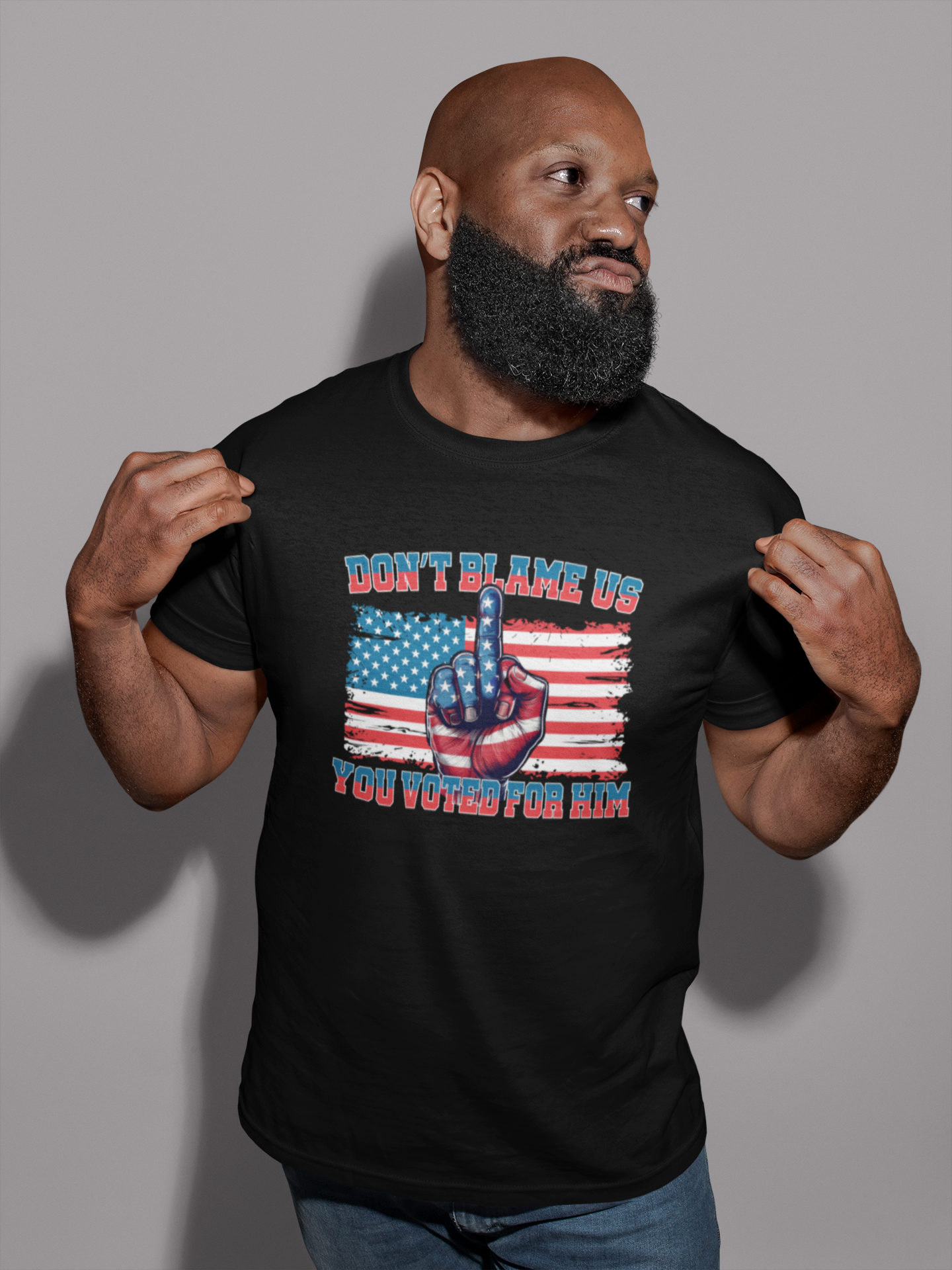 Don’t Blame Us, "FDT" Graphic Tshirt-Bold, Patriotic, and Unapologetic